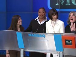 Nasdaq opening bell ringing ceremony with the stars of 'Mad Money' Stock Footage