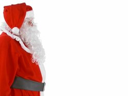 Santa Is Hip Stock Footage