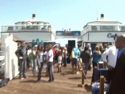 Matthew McConaughey at MaliBLUE Festival, Sponsored by Emergen-C and Surfrider Stock Footage