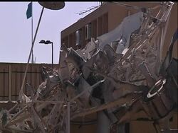 NATO warplanes bombed three Libyan state TV satellite transmitters in Tripoli overnight, targeting a key propaganda tool that the military alliance said Saturday is used by Moammar Gadhafi''s government to incite violence and threaten civilians. News Clip