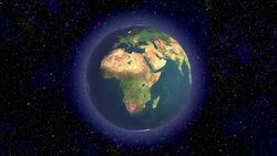 Turnover Pulsating Earth Stock Footage