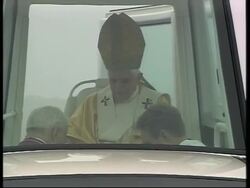 Benedict at World Youth Day mass News Clip
