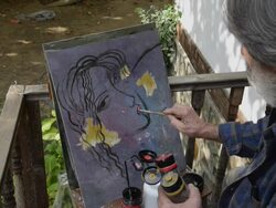 Painting Stock Footage