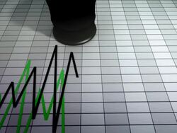 graph of the oil market Stock Footage