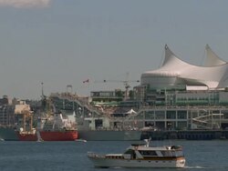Vancouver, Canada Place Stock Footage