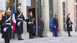 CLEAN : France's Hollande receives Patriarch Kirill of Moscow News Clip