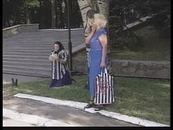 President Kuchma visiting mine blast area Instructional Video