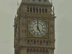 Big Ben Shot In Cloudy Weather News Clip