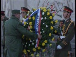 China -  Visit Cuban President Fidel Castro News Clip