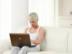 Angry woman! Stock Footage