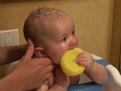 (HD1080i) Human Development: Teething Stock Footage