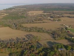 WS AERIAL View of houses with land scape / North Carolina, United States Stock Footage