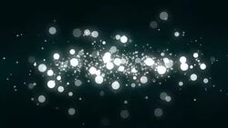 Moving Particles Loop - Shiny Bokeh In Dark Background Stock Footage