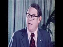 SYND 14 7 72  NIXON'S CAMPAIGN MANAGER CLARKE MCGREAGOR SPEECH News Clip