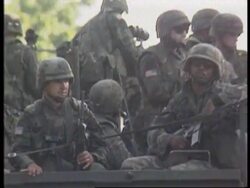 Haiti - US And Caricom Troops / Protestors Instructional Video