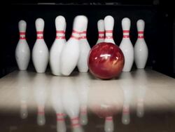 Bowling Pins Stock Footage