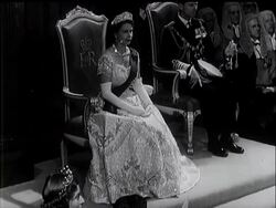 THE QUEEN IN WELLINGTON News Clip