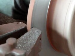 Machine working in the Industrial lathe Stock Footage