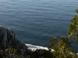 Looking Down at Water Stock Footage