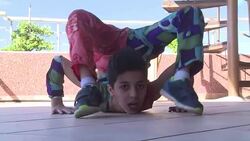 VOICED : Spiderboy de Gaza al asalto del record Guinness News Clip