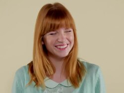 MCS woman making facial expressions  Stock Footage