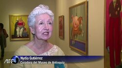 VOICED : Botero inaugura El Circo en Colombia News Clip