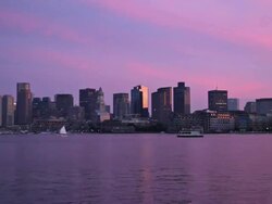 Boston Harbor Stock Footage