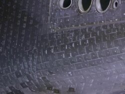 Space Shuttle Endeavour on streets of LA Stock Footage