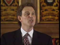 UK : LONDON : TONY BLAIR SPEECH TO THE BOARD OF DIRECTORS OF THE AP News Clip