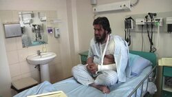 +4:3 Wounded in hospital after bomber kills dozens at volleyball tournament News Clip