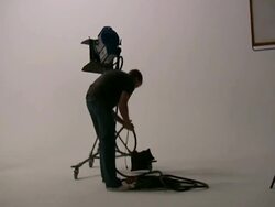 Studio Lighting Setup -Time Lapse- Stock Footage