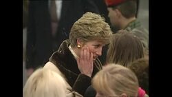 Princess Diana visits Hohne Army Base in Germany News Clip