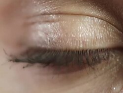 Woman crying closeup Stock Footage