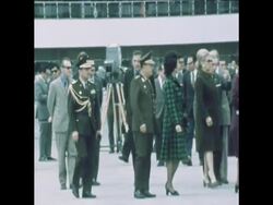 SYND 3 9 71 PRESIDENT ALLENDE OF CHILE ARRIVES IN PERU News Clip