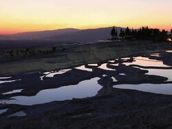 Pamukkale (Cotton Castle) Stock Footage
