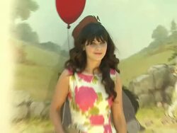 Zooey Deschanel at the 'Winnie The Pooh' Honey-Colored-Carpet Premiere at Burbank CA. (Footage by WireImage Video/Getty Images Entertainment Video) Stock Footage