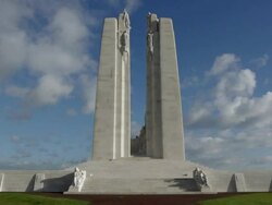 SHADOWS OF WAR: The Canadian National Vimy Memorial Stock Footage