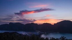 Time-lapse Phi Phi island in Krabi Thailand. Stock Footage