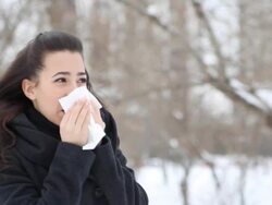 Winter snezzing Stock Footage