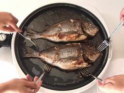 HD: Fried Fish Stock Footage