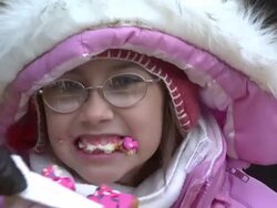 HO, HO D'OH! The Simpsons Take Manhattan to Celebrate DVD Release Stock Footage