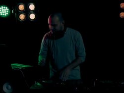 DJ at work Stock Footage