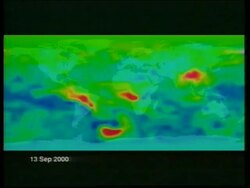 NASA report on earth's air pollution as it shows seen from space News Clip