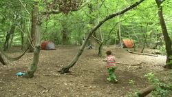 Children enjoy learning outdoors at forest nursery News Clip