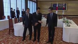 CLEAN : Japan, US, S.Korean envoys meet for N.Korea crisis talks News Clip
