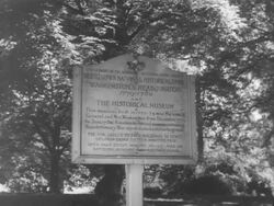 Historic George Washington Site in New Jersey Stock Footage