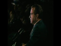 SYND TX 8 11 72 NIXON VICTORY SPEECH FROM HOTEL IN WASHINGTON News Clip