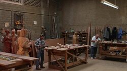 CLEAN : Mexican artisans hard at work carving chairs for popes visit News Clip