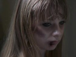 HD: Beaten Teenage Girl Stock Footage