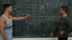 Crossfit trainers discussing a training plan Stock Footage